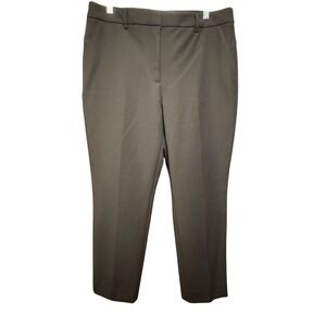 White House Black Market The Slim Ankle Pants‎ Womens Size 14 Black